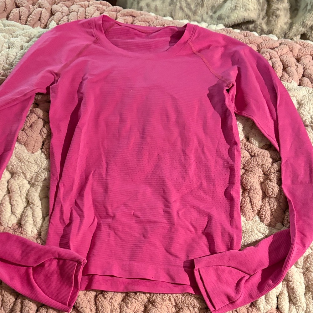 lululemon athletica Pink Long Sleeve Top